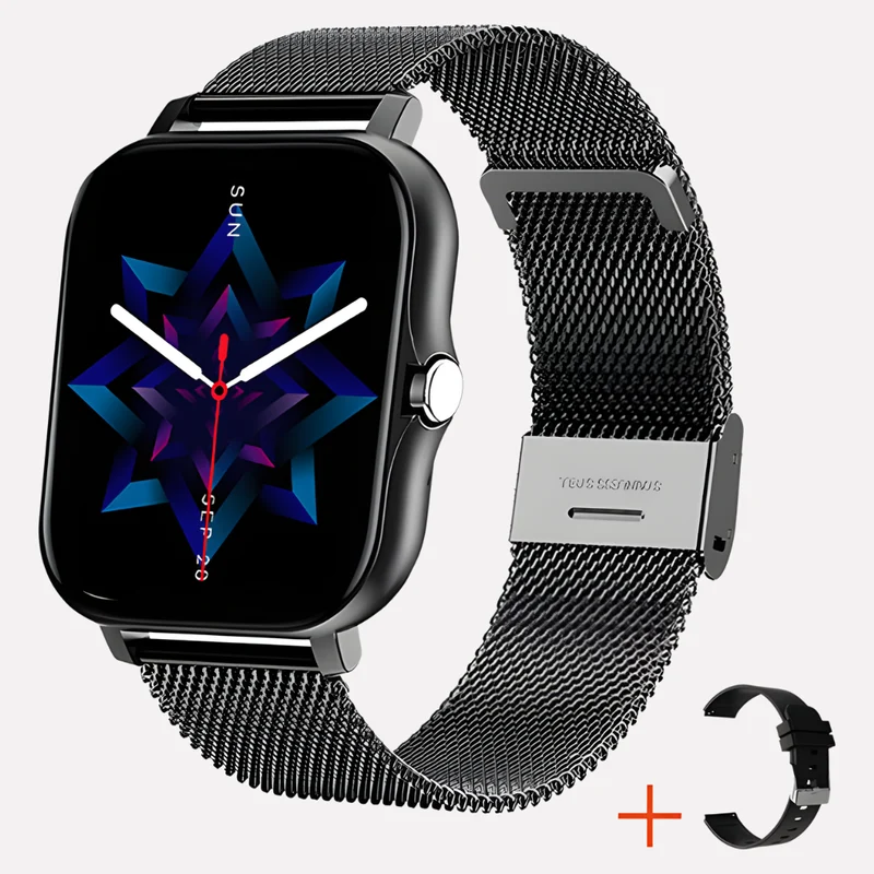 Horloge met Valdetectie Automatische Valalarmering GPS Locatie SOS Noodoproep Touchscreen Waterbestendig Oplaadbaar | Sansoti