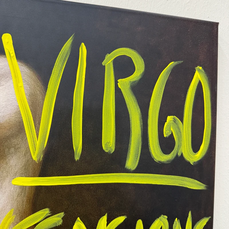 Thomas Klotz "VIRGO" Kunstdruck auf Leinwand 60x80 Wandbild Deko