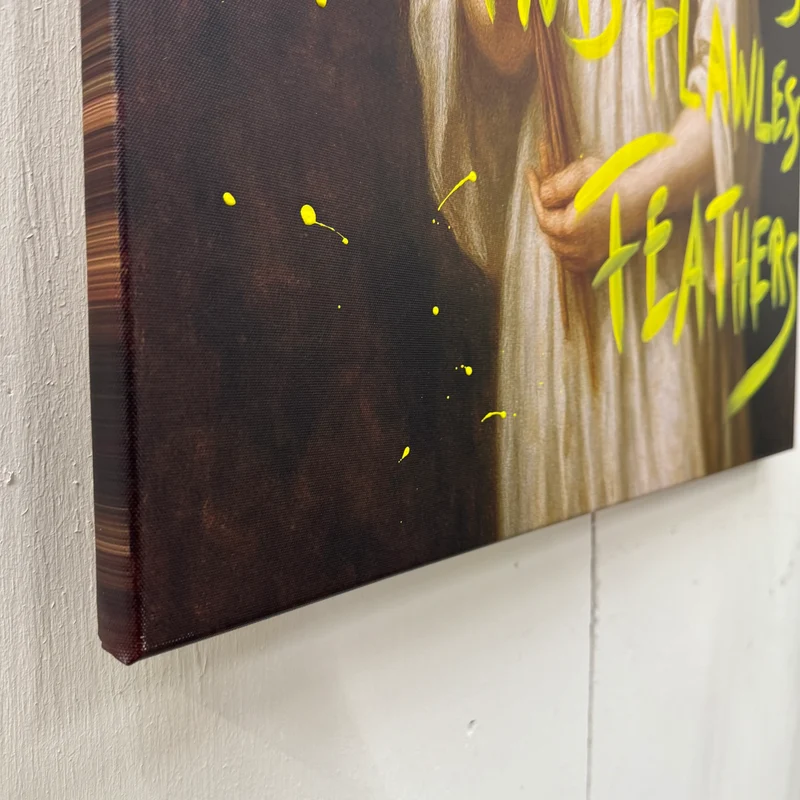 Thomas Klotz "VIRGO" Kunstdruck auf Leinwand 60x80 Wandbild Deko