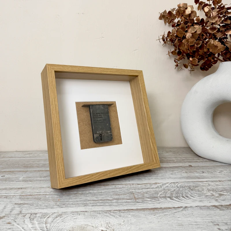Thomas Klotz Designer 3D-Objektrahmen Wandbild Türschloss Deko