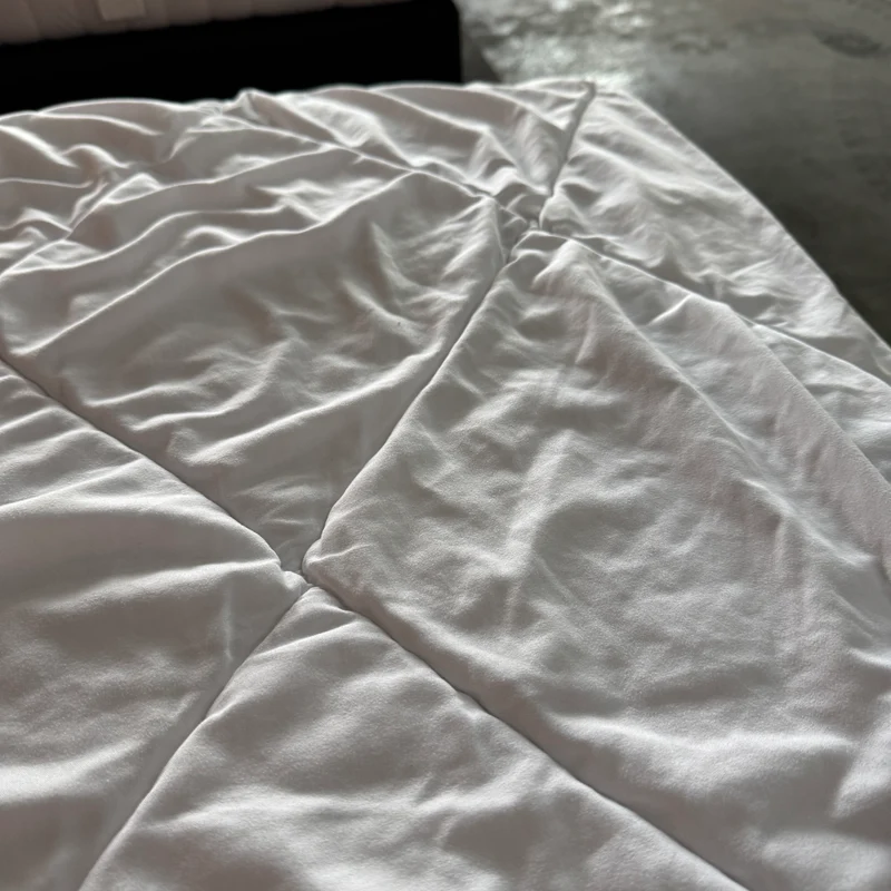 Bettdecke 130x190 Steppbett Mikrofaser Weiß Gebraucht