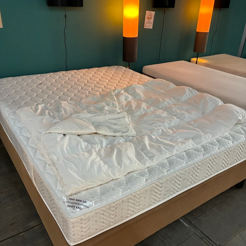 Bettdecke 140x210 Daunenbettdecke Kassettendecke Mühldorfer Weiß Decke Gebraucht