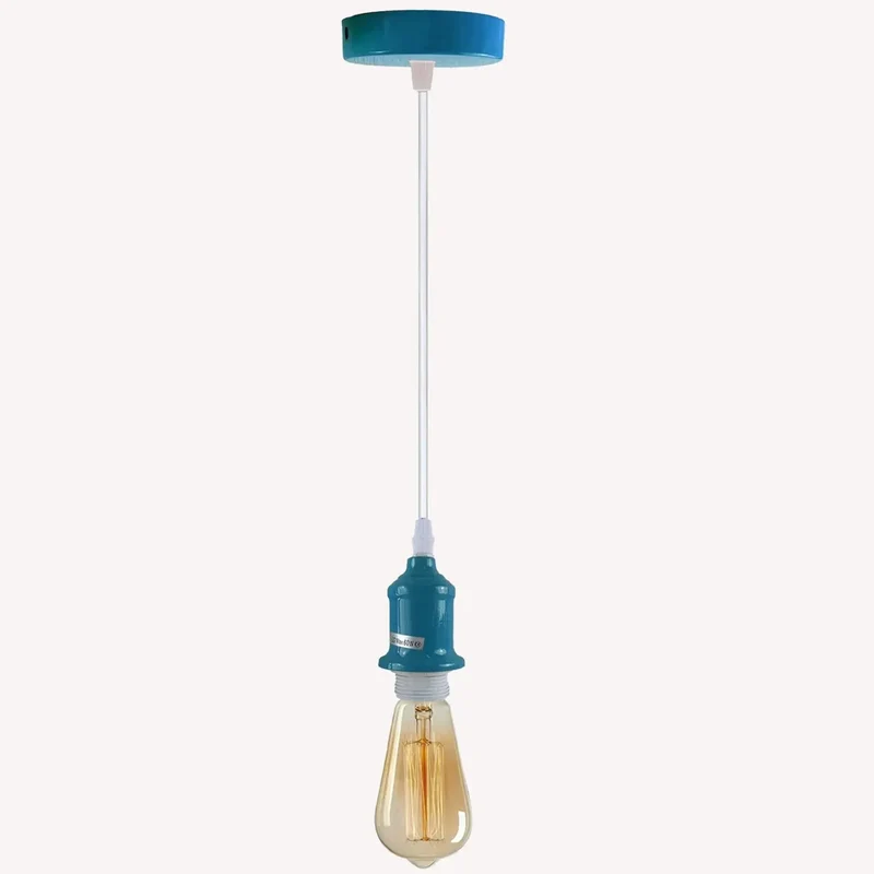 Höhenverstellbare E27 Pendelleuchte | Geborgenheit Retro Kabelpendel - 95cm ~4114