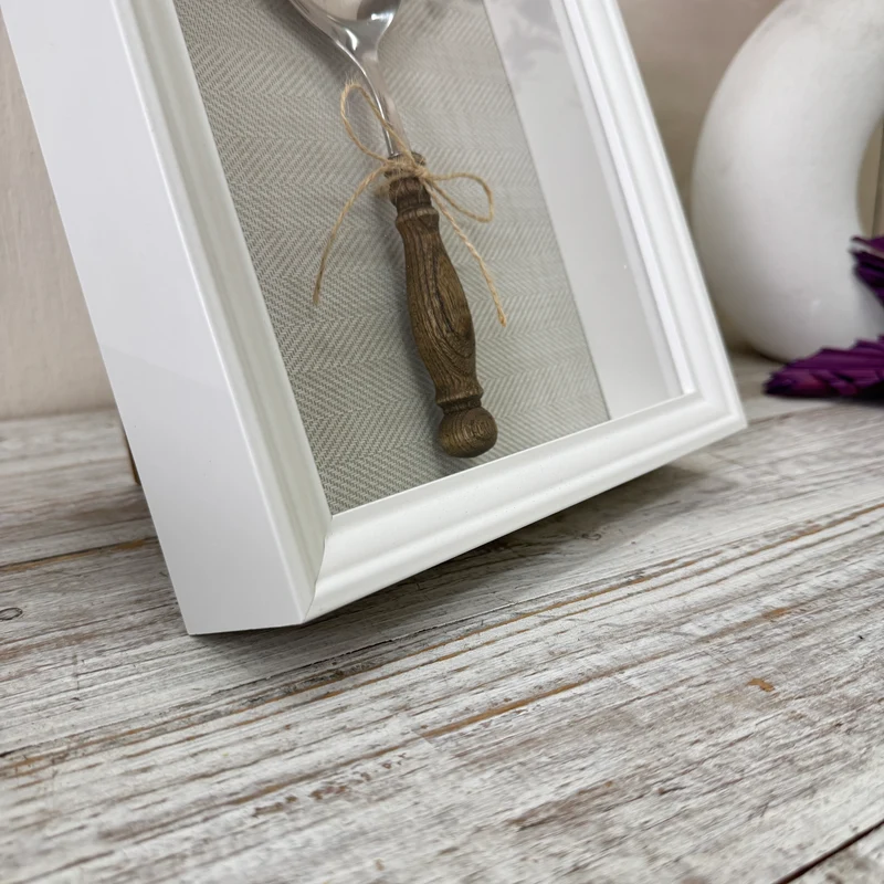 Thomas Klotz Design Wandbild Löffel mit Gravur „Lass uns löffeln!“ Deko