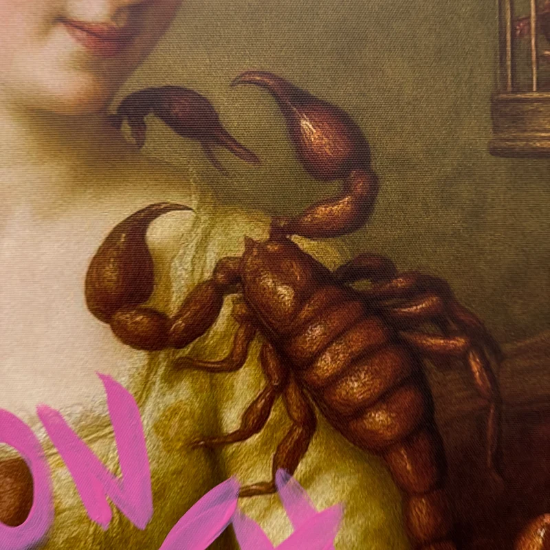 Thomas Klotz Modernes Pop-Art Wandbild Canvas „#SCORPIO“ Barock & Graffitistil