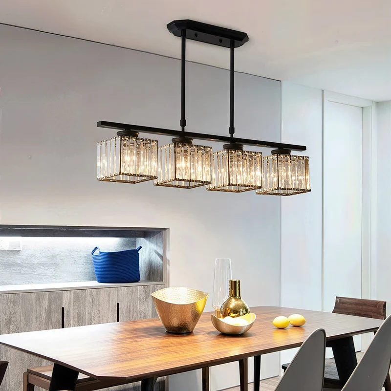 Hanglamp Glas E27 Zwart 3 of 4 Licht Eettafel Kookeiland Scandinavische Hanglamp Plafondlamp Keuken Woonkamer | Sansoti