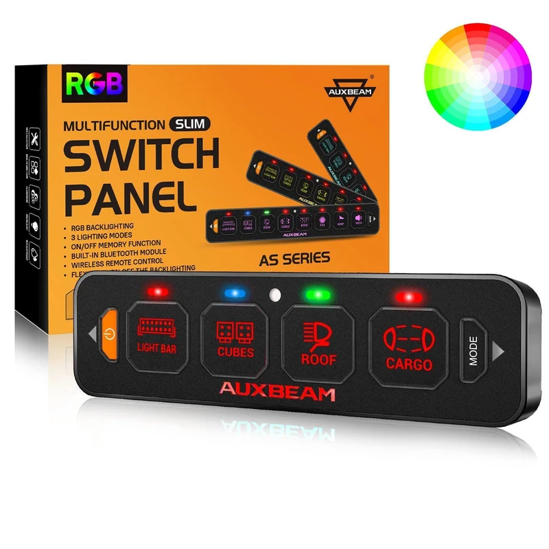 4-Wege-Auxbeam-Bedienfeld / Slimline