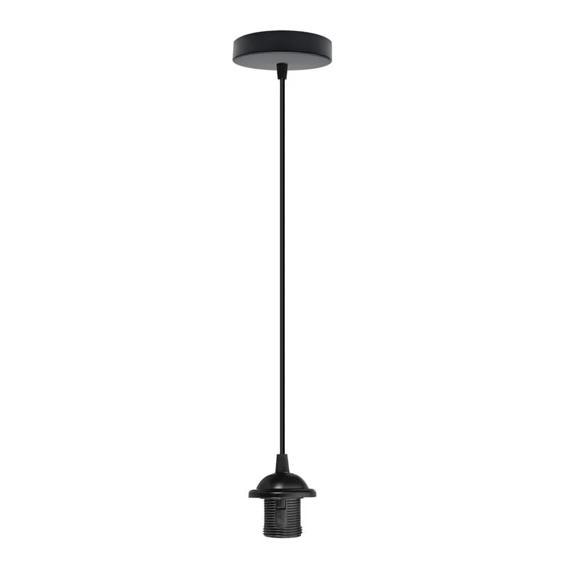 Industrie E27 Schnurpendel mit Baldachin - 95cm Verstellbare Deckenleuchte~4091