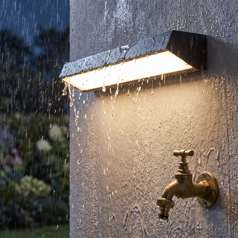 Buitenwandlamp IP65 LED Aluminium 20 40 60 90 cm 7W 12W 20W 25W Zwart Wit 3000K 4000K 6000K Tuin Veranda | Sansoti