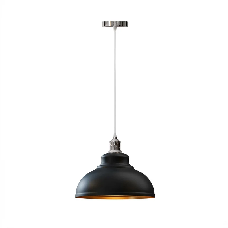 Vintage Bistro Hängelampe – Industrie Gutsherrenleuchte Esstisch | Ø 29cm | E27 ~4176