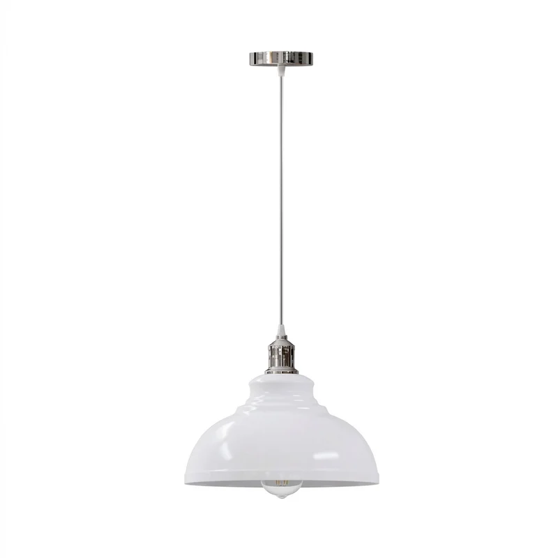 Vintage Bistro Hängelampe – Industrie Gutsherrenleuchte Esstisch | Ø 29cm | E27 ~4176
