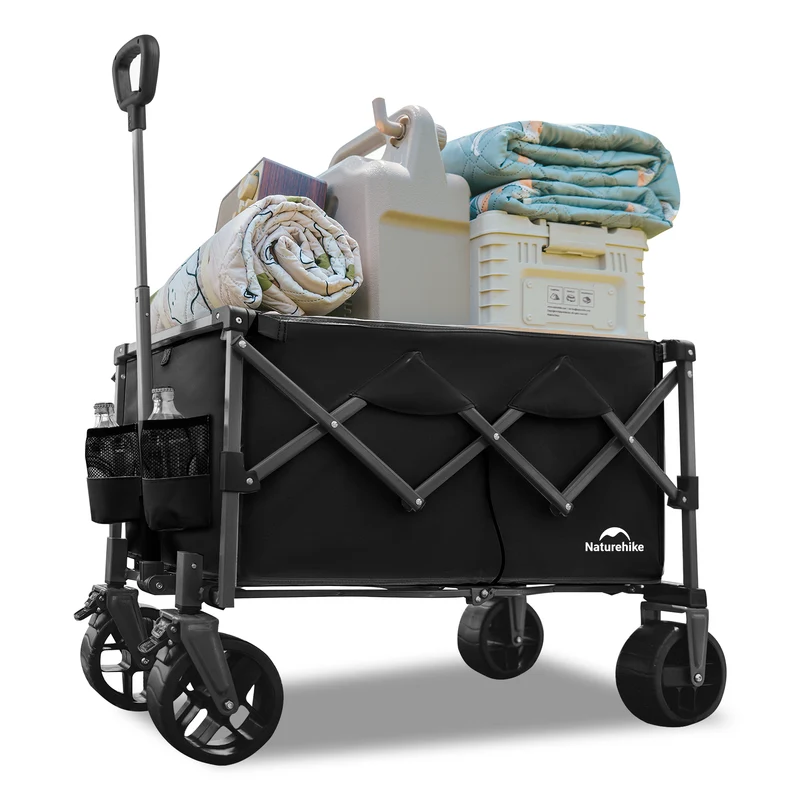Lightweight Folding Camping Wagon Upgraded