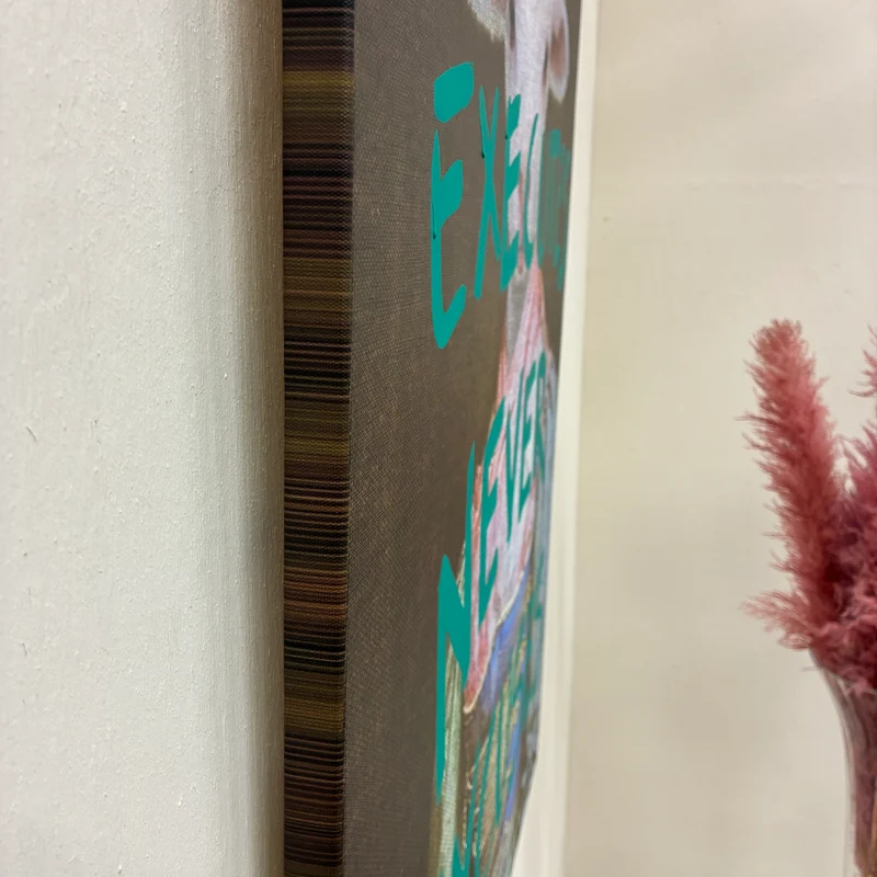 Thomas Klotz "Lamm" Kunstdruck auf Leinwand 100x75 Wandbild Deko