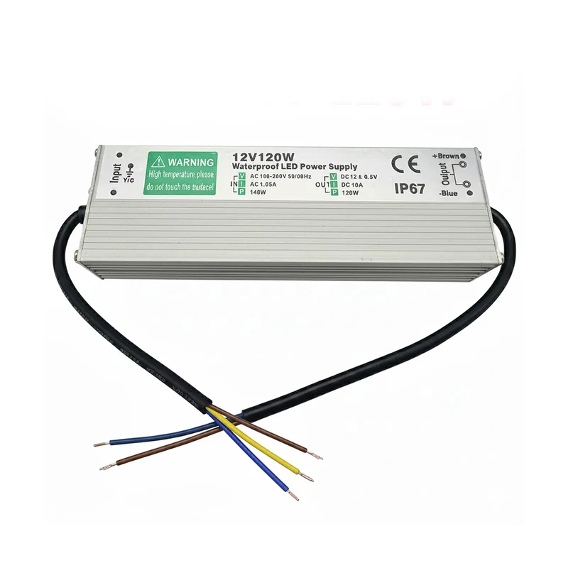 IP67 DC12V 120W LED Treiber Netzteil Trafo~4131