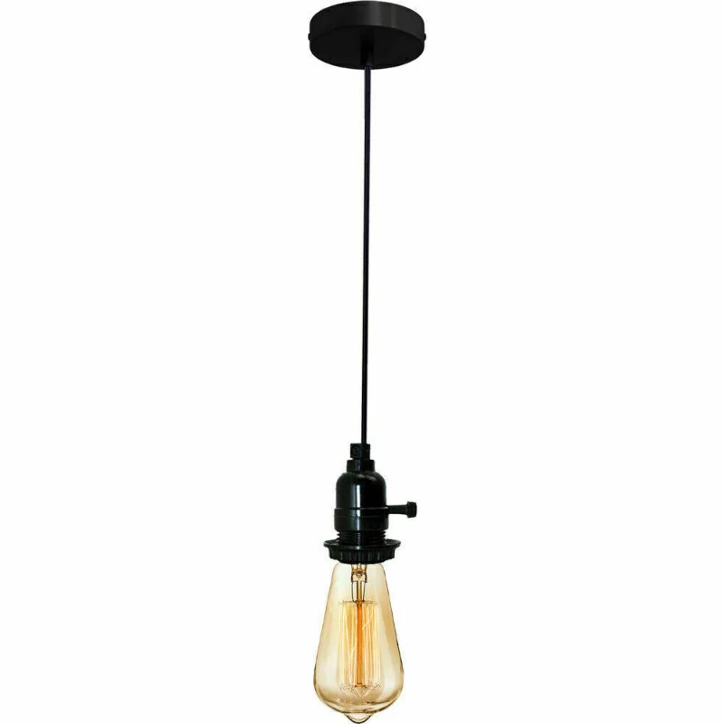 Pendelleuchte 1-5 flammig Schwarz mit Schalter | All Seasons Life ~4014