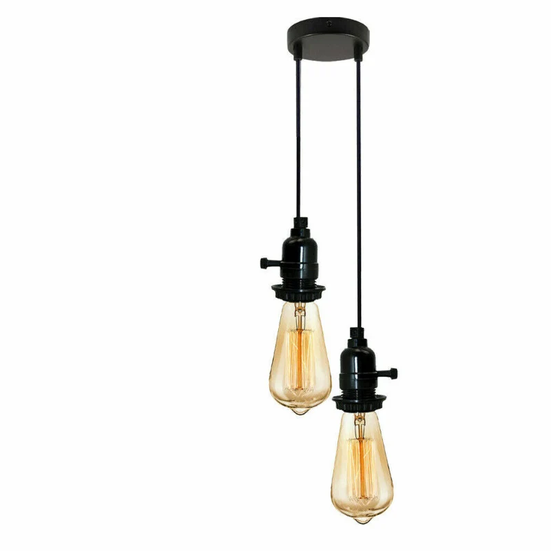 Pendelleuchte 1-5 flammig Schwarz mit Schalter | All Seasons Life ~4014