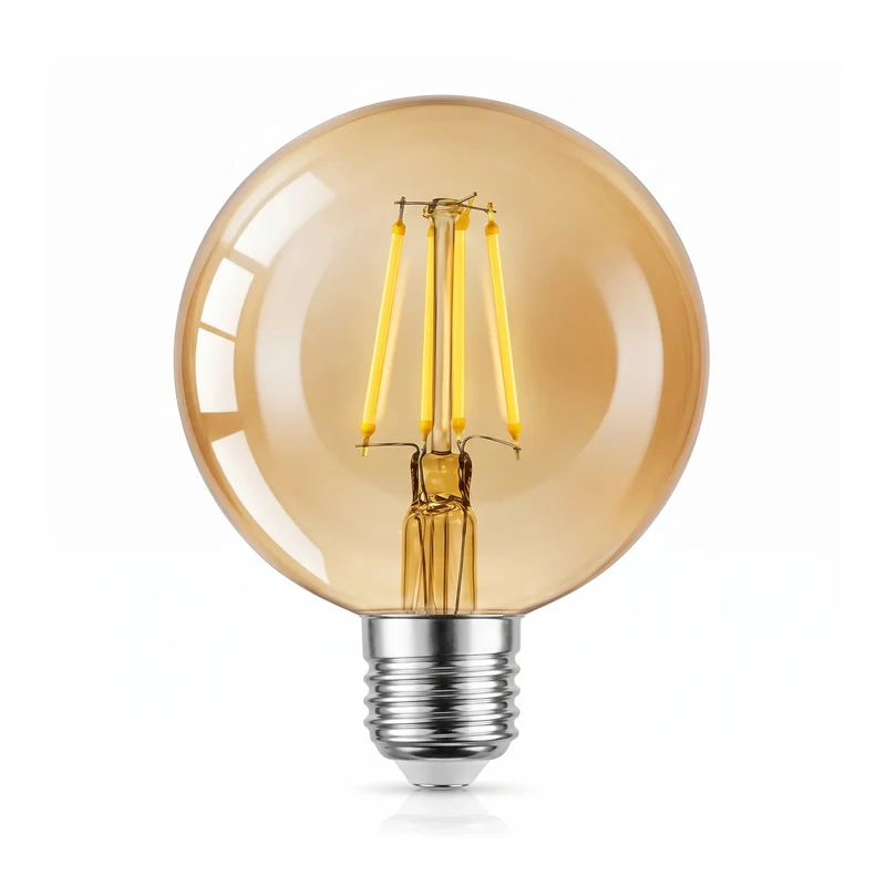 All Seasons Life G95 4W Vintage Edison LED Glühbirne Dimmbare Warmweiß ~1026