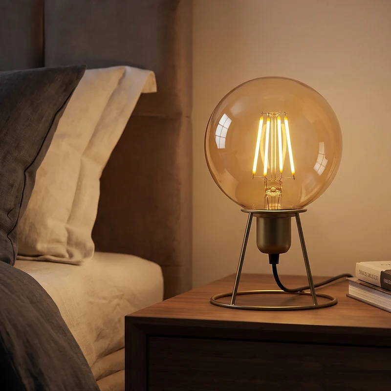 All Seasons Life G95 4W Vintage Edison LED Glühbirne Dimmbare Warmweiß ~1026