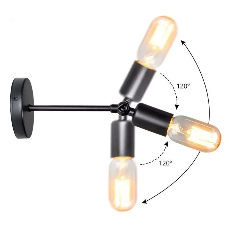Vintage Wandleuchte Industriestil Retro Lampe | All Seasons Life ~3997