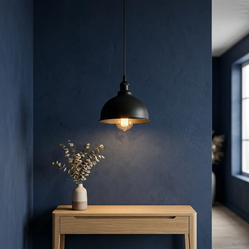 Industrial Pendelleuchte Schwarz Retro Esstisch Deckenlampe Metall~4075