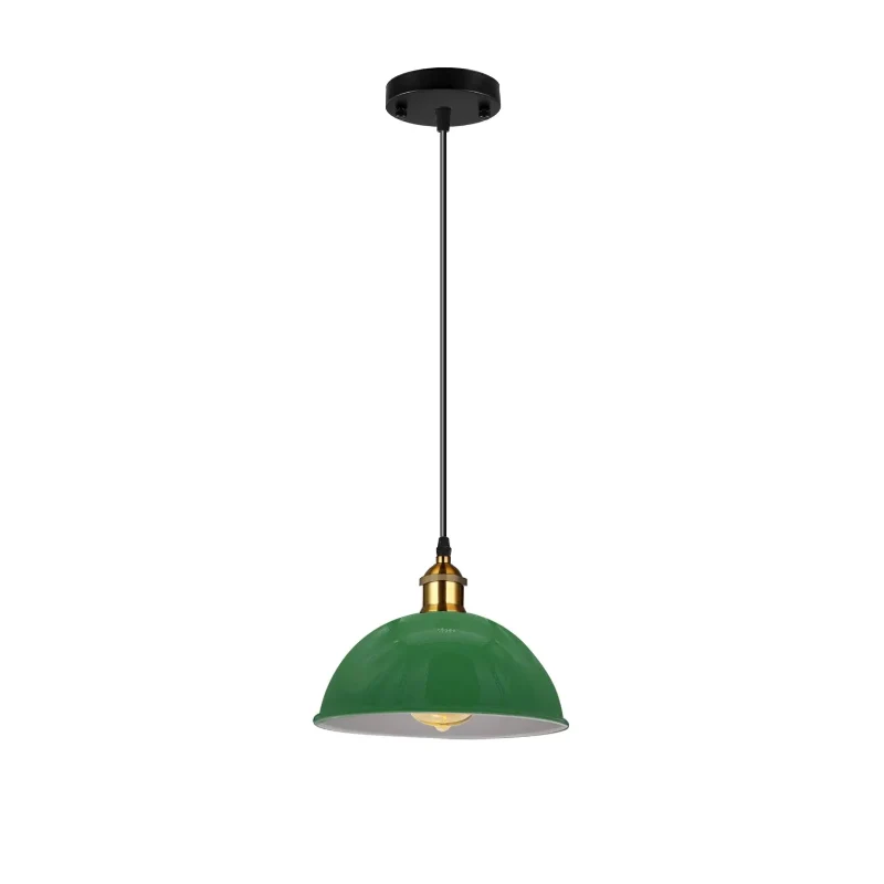 Vintage Pendelleuchte Farbig Industriestil Hängeleuchte ~3990