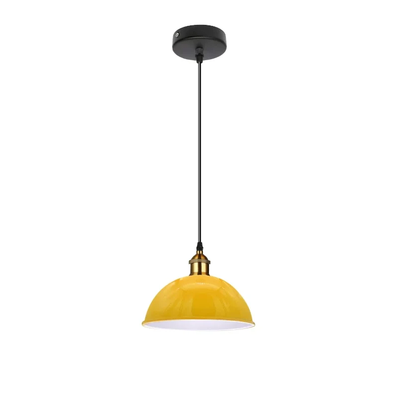 Vintage Pendelleuchte Farbig Industriestil Hängeleuchte ~3990