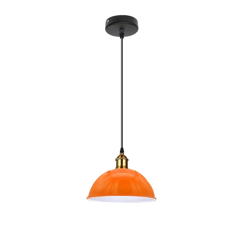 Vintage Pendelleuchte Farbig Industriestil Hängeleuchte ~3990
