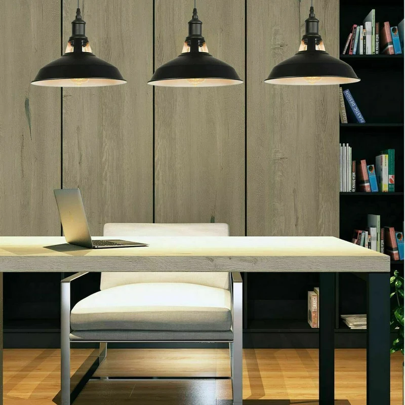 Farbige Vintage Pendelleuchte | Industriedesign E27 ~3953