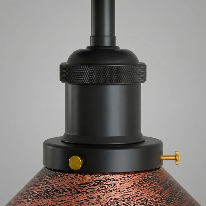 Retro Bistrolampe Decke – Industrie Vintage Deckenleuchte | Ø22cm | E27 ~4007