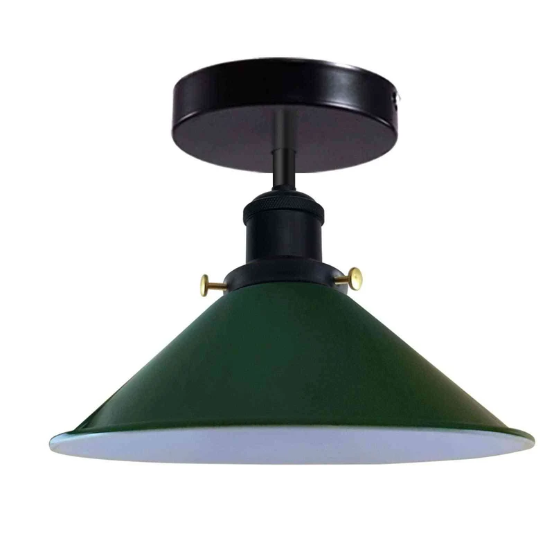 Retro Bistrolampe Decke – Industrie Vintage Deckenleuchte | Ø22cm | E27 ~4007