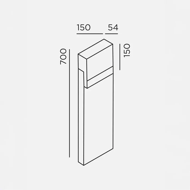 IP44 - Pollerleuchte li.4