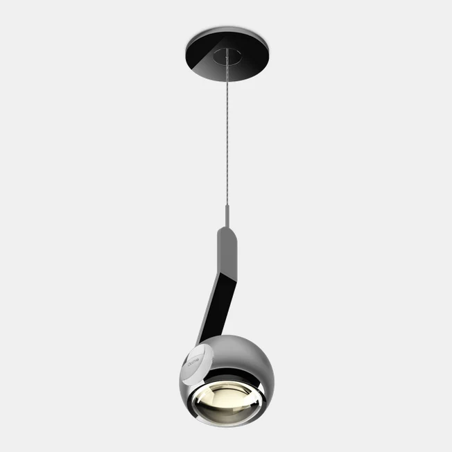 Occhio - Pendelleuchte io sospeso flat chrom exkl. Konverter