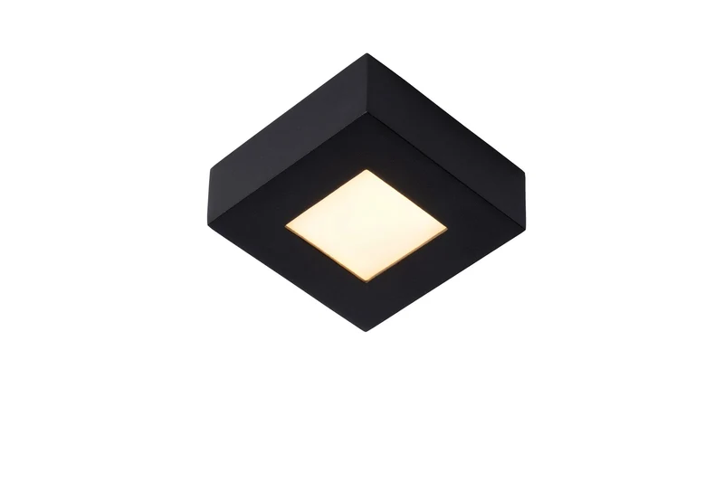 LED-Bad-Deckenleuchte Brice dimmbar IP44 quadratisch 10,8cm