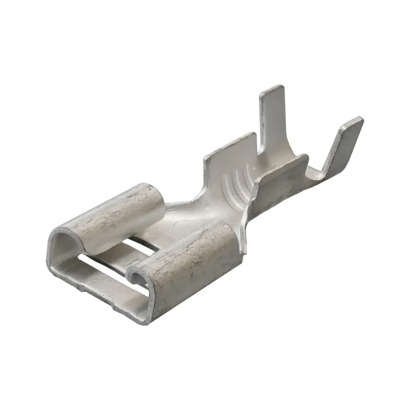 Nicht isolierte 6.3-mm-Flachsteckverbinder für 2.5 mm² Kabel / Packung mit 100 Stück
