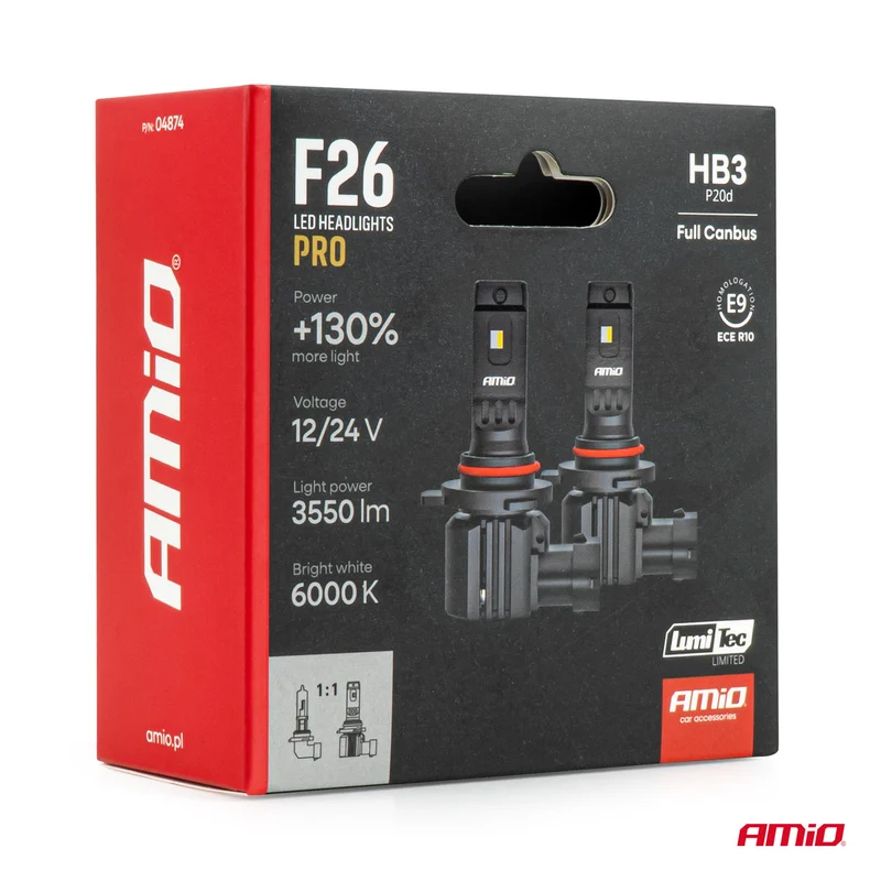 F26 PRO Direktpassende LED-Scheinwerferlampen / HB3