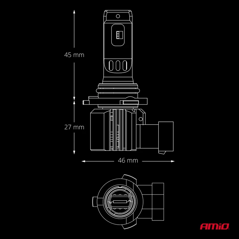 F26 PRO Direktpassende LED-Scheinwerferlampen / HB3