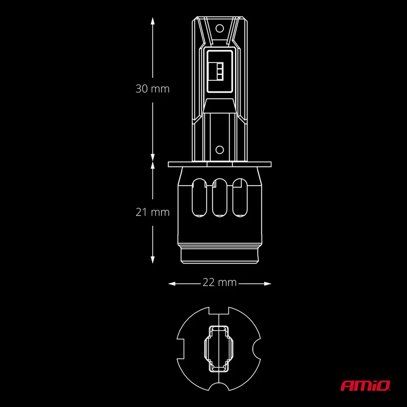 F26 PRO Direktpassende LED-Scheinwerferlampen / H3