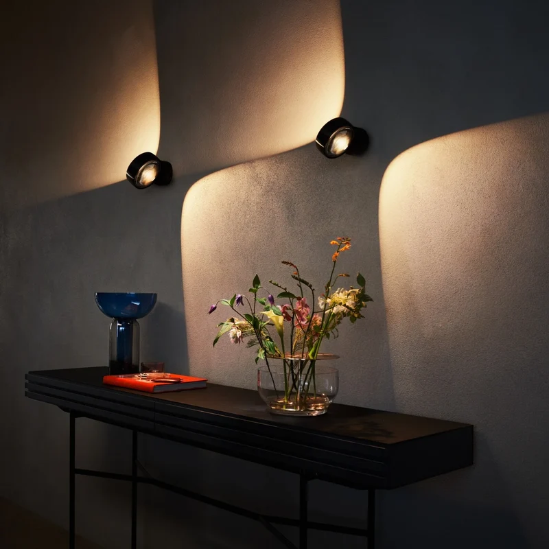 Occhio - Wandleuchte Sento E LED verticale rose gold (nur Kopf)