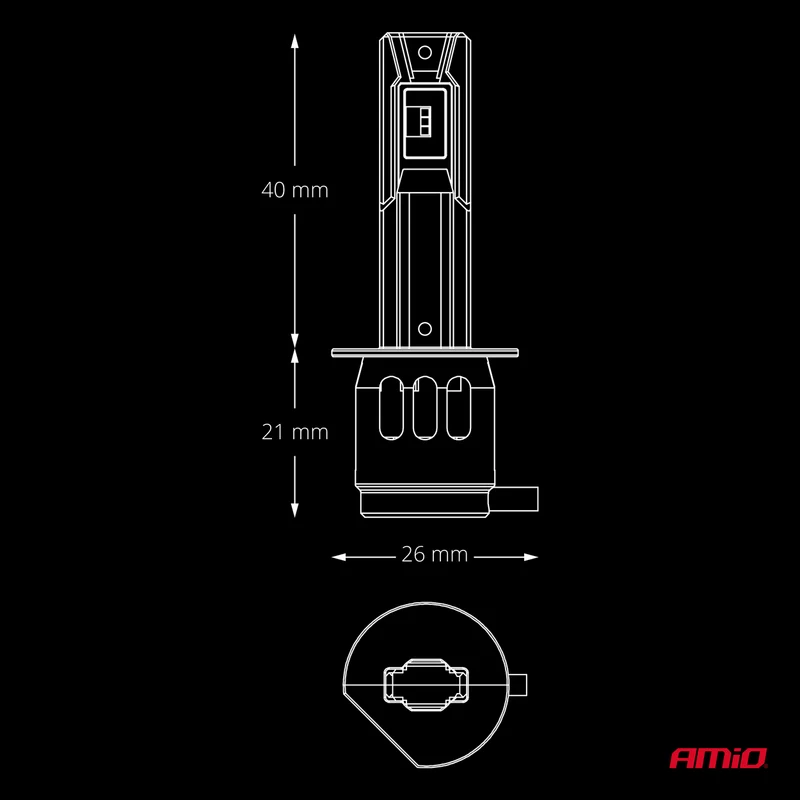F26 PRO Direkteinbau-LED-Lampen / H1
