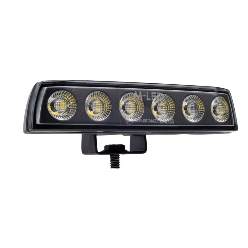 Schlanke LED-Arbeitsleuchte in dunklem Design mit abgerundeten Kanten / 30 W