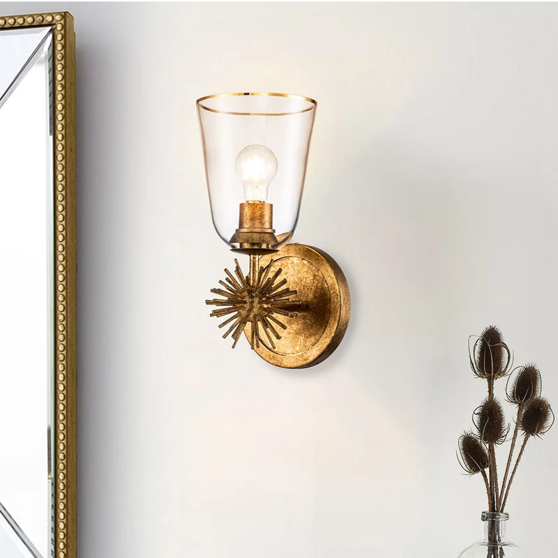 Wandleuchte Staring 1-flammig Gold