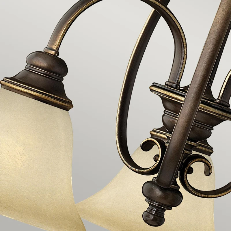 Kronleuchter Cello 3-flammig Antikbronze Ø 57cm
