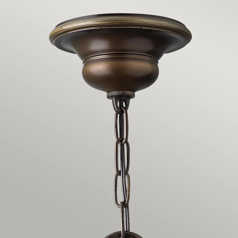 Kronleuchter Cello 3-flammig Antikbronze Ø 57cm