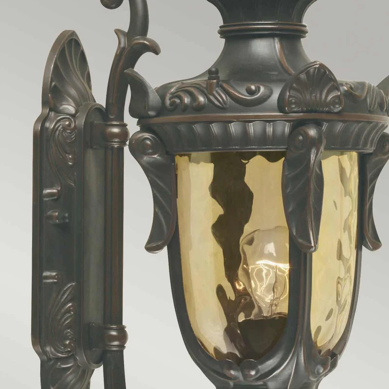 Wandleuchte Philadelphia 1-flammig Bronze 19x27cm