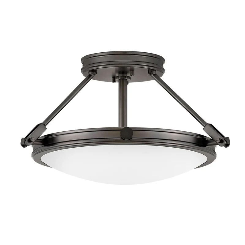 Deckenleuchte Collier 3-flammig Schwarz Ø 42cm