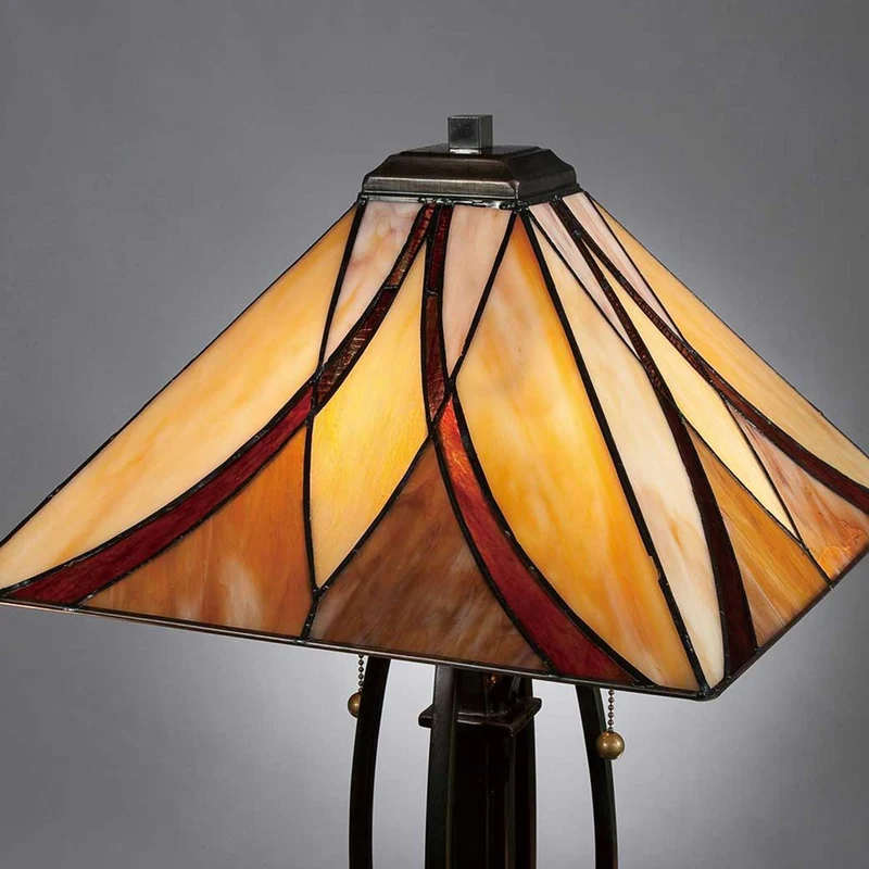 Tischleuchte Asheville 2-flammig Bronze