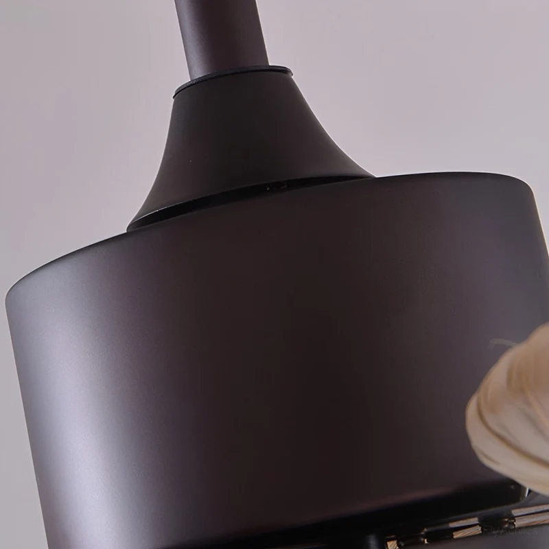 Plafondventilator Palmblad Design Stille DC-motor Afstandsbediening Natuurlijke Luchtstroom Tropisch | Sansoti