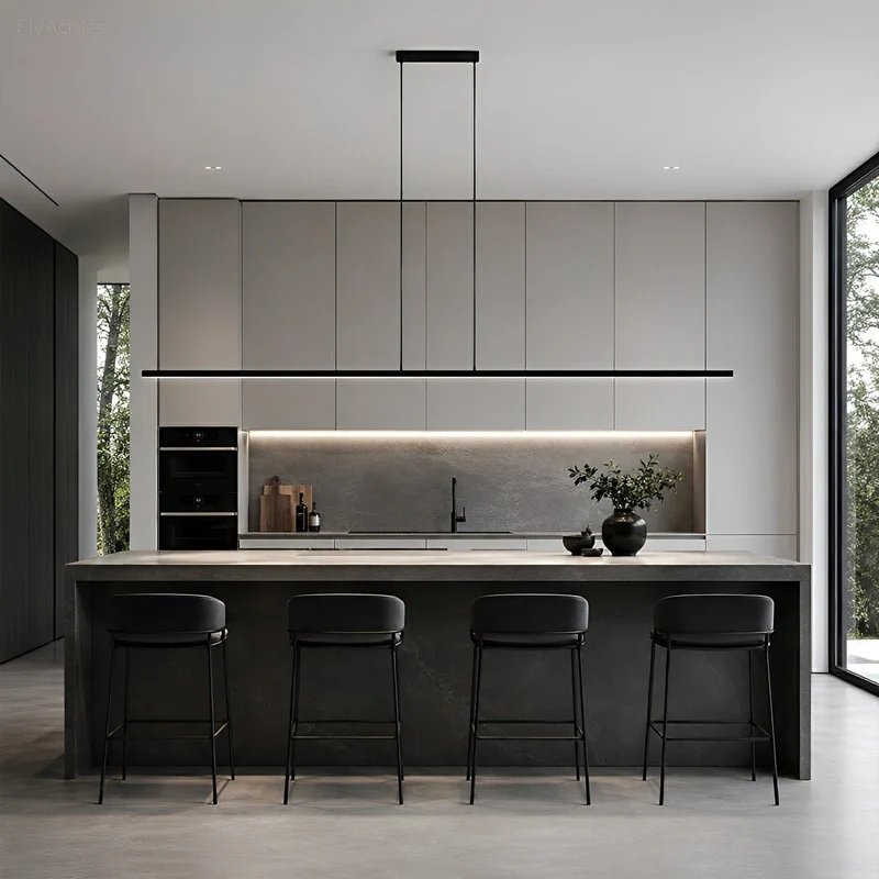 Hanglamp Aluminium Zwart Verstelbaar LED 3 Lichtstanden Woonkamer Keuken Eetkamer Modern Scandinavisch Design | Sansoti