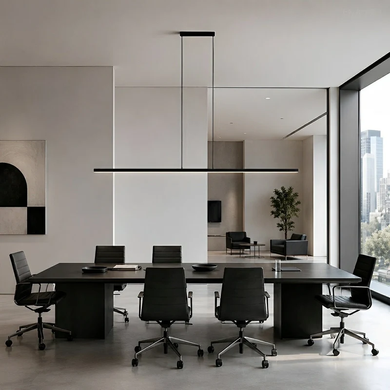 Hanglamp Aluminium Zwart Verstelbaar LED 3 Lichtstanden Woonkamer Keuken Eetkamer Modern Scandinavisch Design | Sansoti