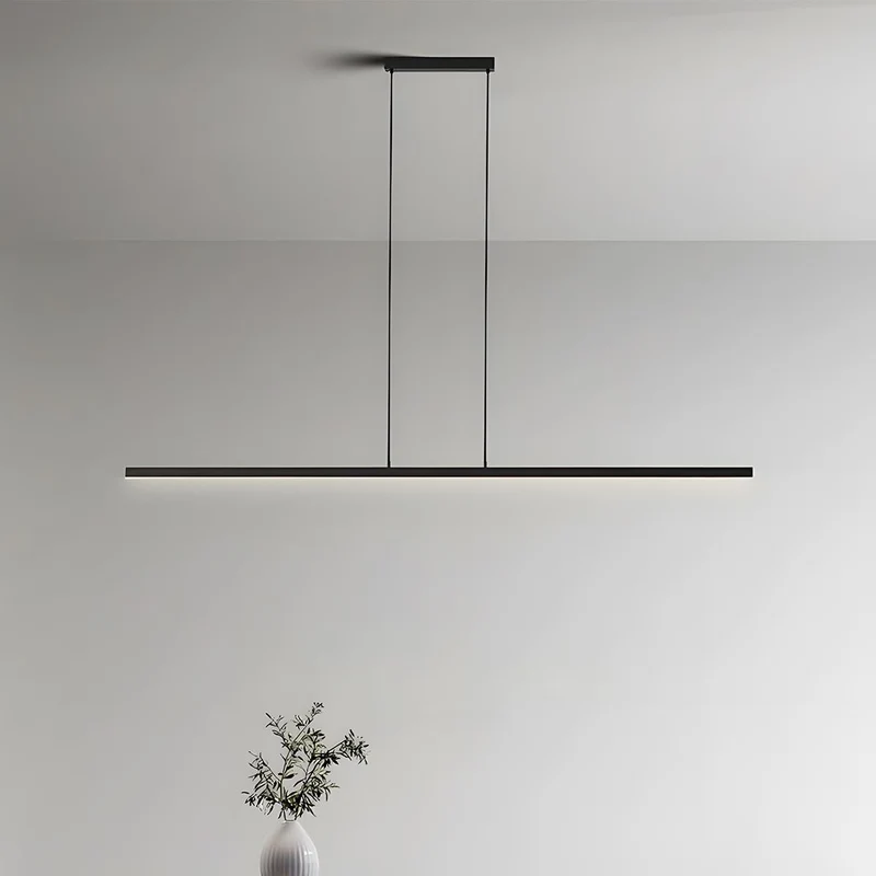 Hanglamp Aluminium Zwart Verstelbaar LED 3 Lichtstanden Woonkamer Keuken Eetkamer Modern Scandinavisch Design | Sansoti